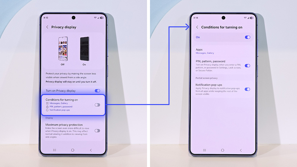 privacy display